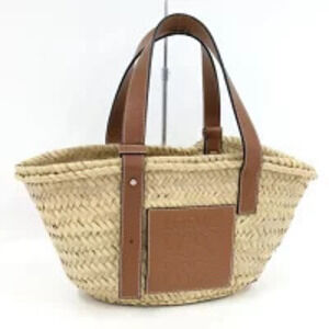 Loewe Tote Bag Basket Woven Brown